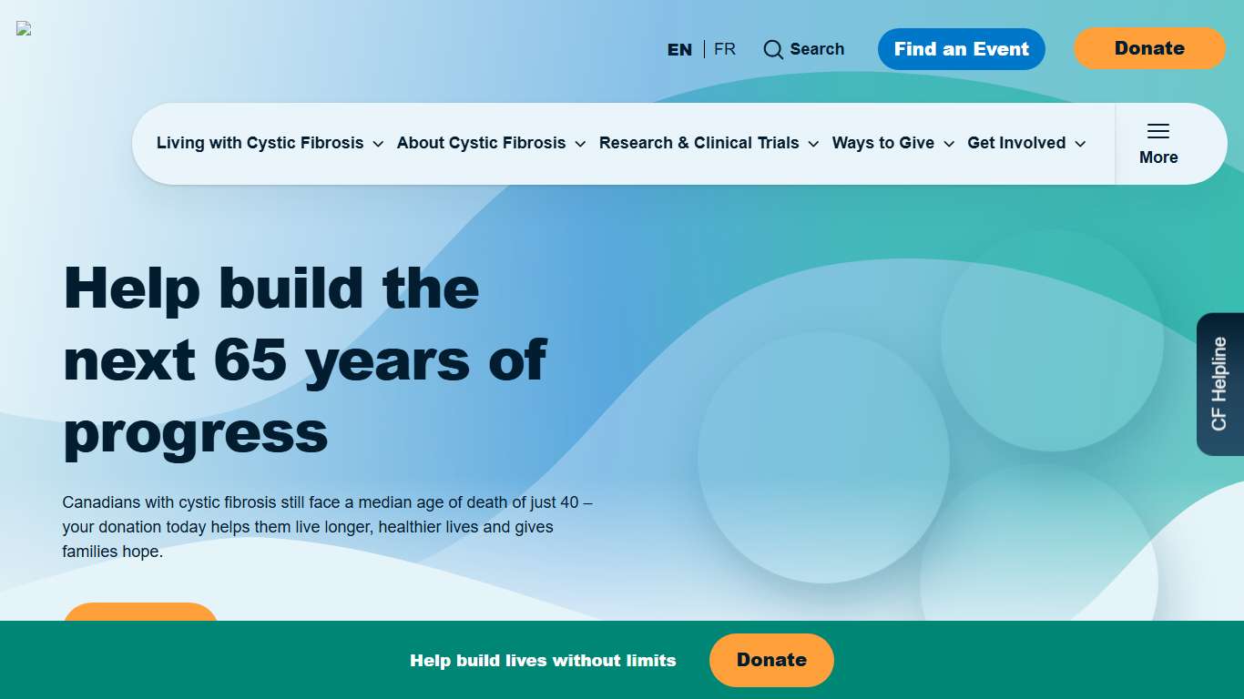 We’re changing the cystic fibrosis story.